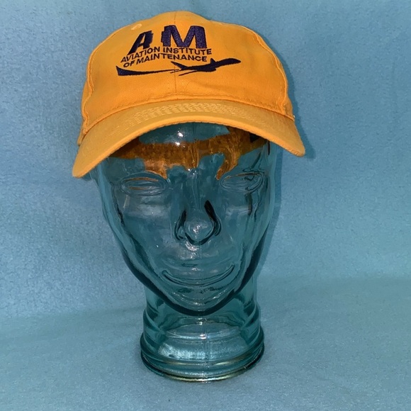 AVIATION Institute of Maintenance AM baseball cap adjustable embroider size OSFA - Picture 1 of 11